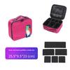 Professional Portable Waterproof Cosmetic Bag with Multi-functional Storage and Partition for Makeup and Eyelash Tools