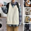 Autumn Men's Casual Vest Fashion Sleeveless Vest Loose Knit