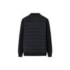 Anta Тренировочная серия однотонная утолщенная тканая куртка на молнии мужская куртка базовая-черная 152347631-2