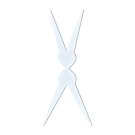 Yousheng Double-Ended French Manicure Tool with Magnet Stainless Steel Nail Art Kit for Cat Eyes Design Professional Magnetic Nail Polish Accessory