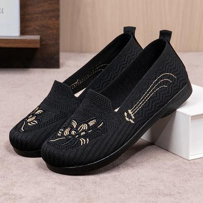 Женские удобные сетчатые дышащие туфли без застежек, повседневные кроссовки, легкие прогулочные туфли на плоской подошве для женщин, деловые туфли на плоской подошве, лоферы, туфли для медсестер