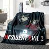 1 шт. Плед Resident Evil 8 Мягкий теплый плед для дома, офиса, путешествий Всесезонное уютное постельное белье Подарок, Уютный офисный аксессуар