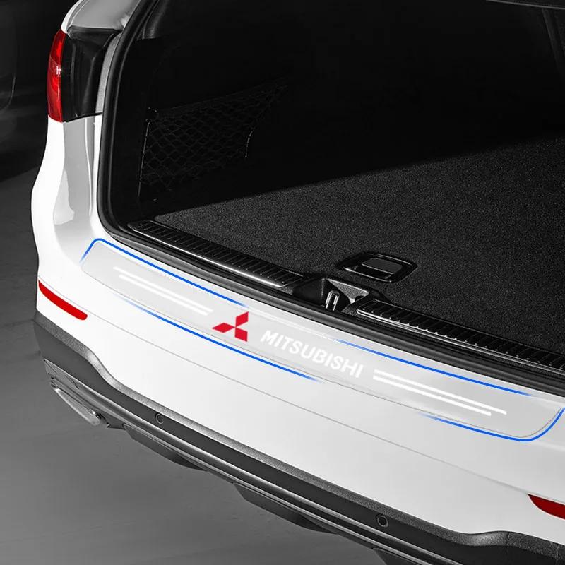 Прозрачная защитная наклейка на значок багажника автомобиля Аксессуары Для Mitsubishi ASX Lancer L200 Pajero Sport Attrage Mirage Eclipse
