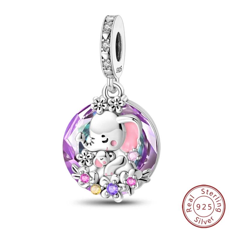 100% Медь Синий Круглый Кристалл Древо Жизни Ангел Звезда Луна Подвески Шармы Подходят для Оригинальных Браслетов DIY Ювелирные Изделия