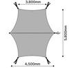 Tenmaku Design Bonfire Tarp TC Hexa Tarp Solo Duo Family Camping Rope с чехлом для хранения TC Material Circus Multi-Connect
