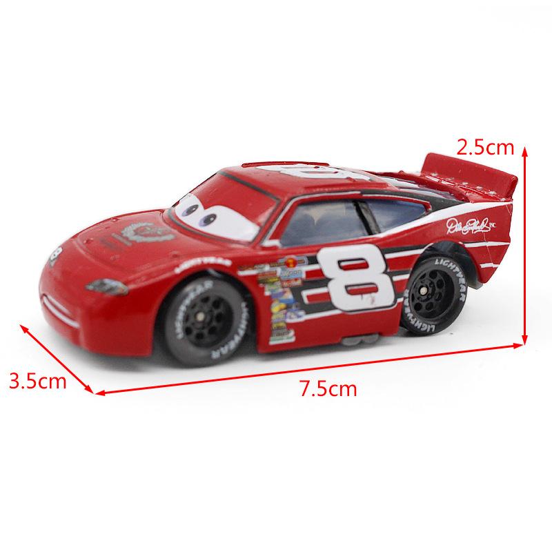 Disney Pixar Cars No.95 Молния Маккуин Модель автомобиля Металлические игрушки и хобби Для детей Для мальчиков Для малышей и детей Дети Подарок на день рождения Игрушечные машинки и поезда