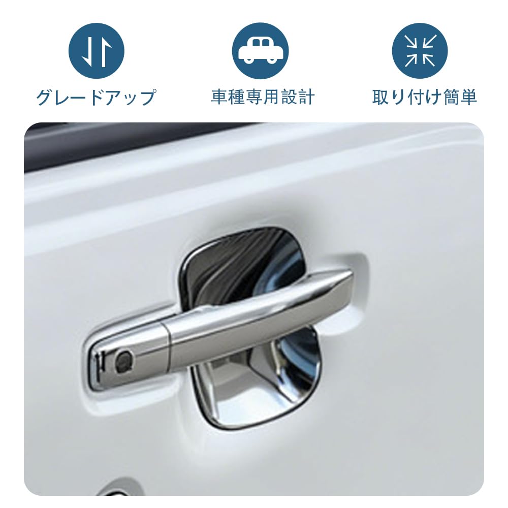 OKAYOHINN Новый Delica Mini Серия BA Защитная Накладка на Ручку Двери Наклейка-Защита на Ручку Двери Накладка-Чаша Декоративная Накладка для Предотвращения Царапин на Ручке Двери