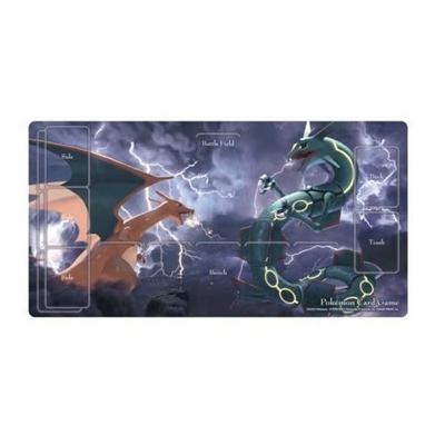 Pokémon Card Game Rubber Playmat Lizardon VS Rekkuza