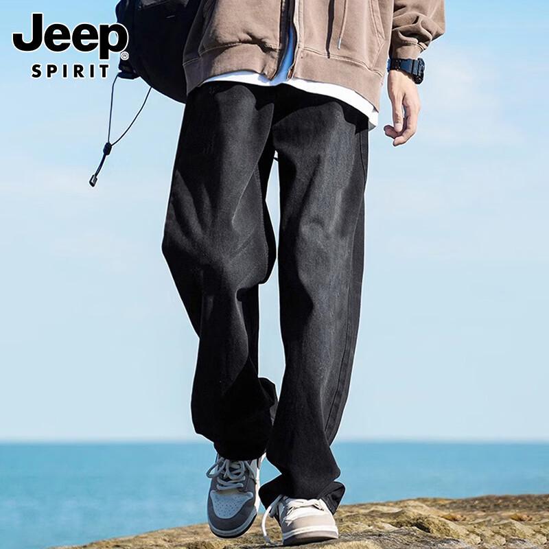 Джинсы мужские JEEP SPIRIT свободного кроя, прямые штанины