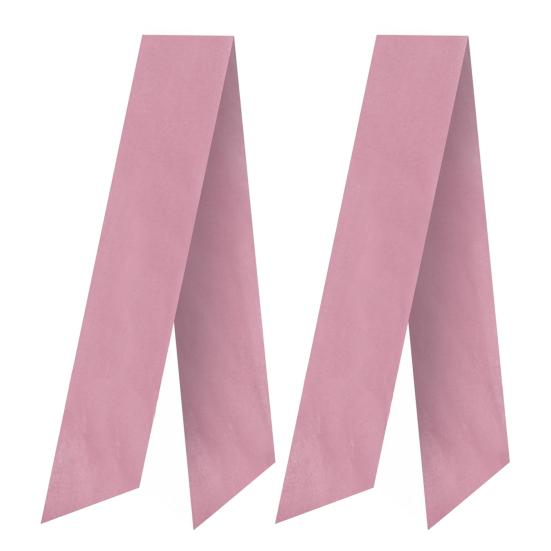 2 Pcs Christmas Velvet Wreath Sash for Front Door Blank Plain Garland Sash Accessories for Anniversary Wedding Party Indoor Outdoor Home Decor