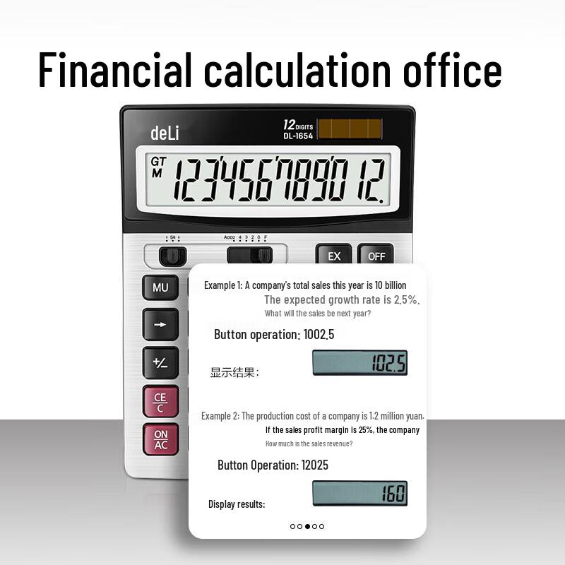 Deli 1654 Desktop Calculator