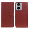 For Motorola Moto E14 4G/G04 4G/G04s 4G/G24 4G Case Litchi Texture Stand Phone Protective Cover