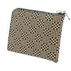 Indenya Inden Coin Purse F Coin Purse 08 Deerskin Black X White Lacquer Small Checkered Pattern Custom Color 1008-11-167