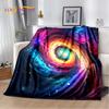 Universe Space Stars Black Hole Galaxy Earth Milky Way Soft Blanket,Soft Throw Blanket for Home Bedroom Bed Sofa Cover kid Gift