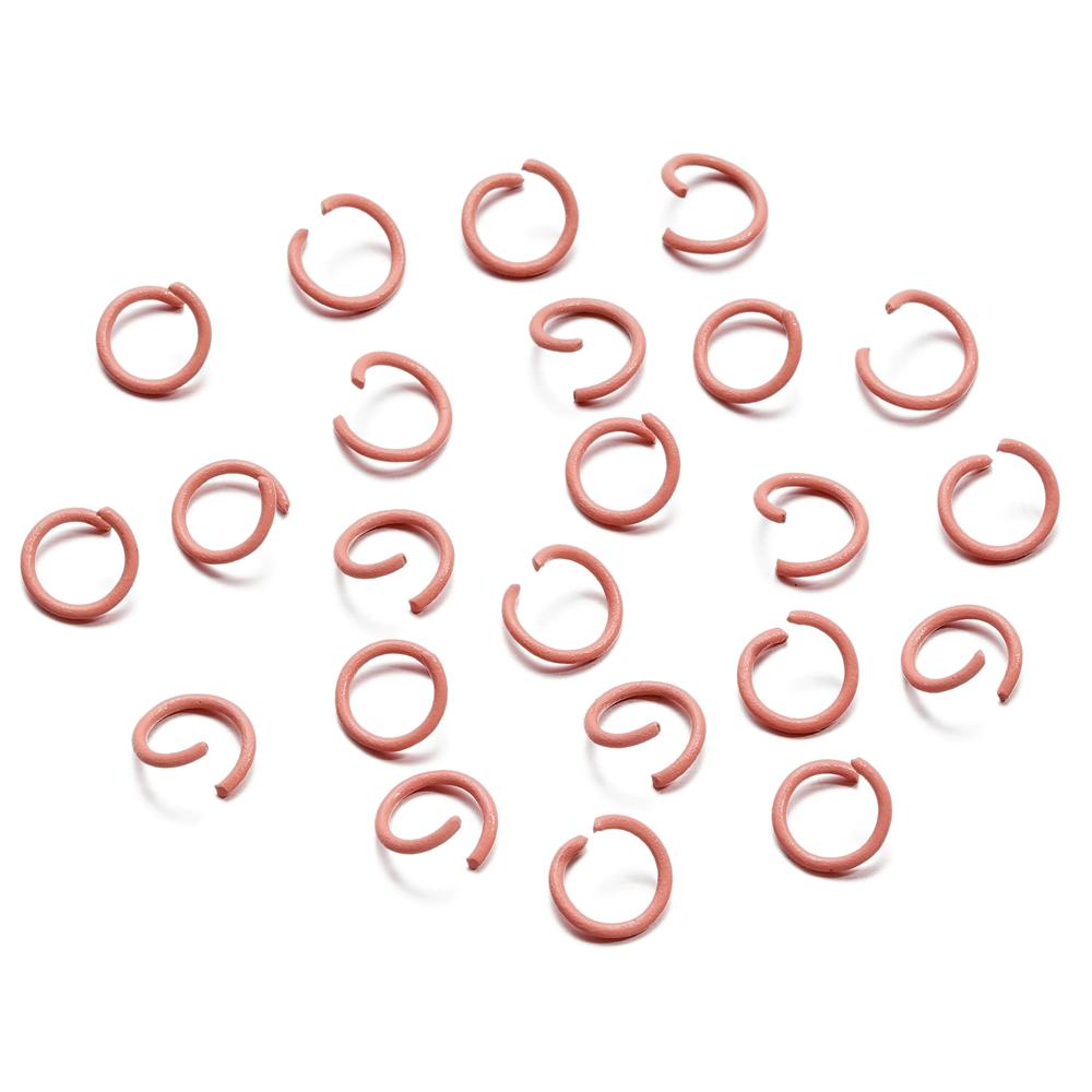 100Pcs 1.2x10mm Colorful Open Jump Rings Split Jump Ring Connector For Jewelry Making DIY Bracelet Necklace Earring Accessories
