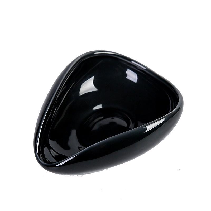 Coffee Bean Measuring Cup Ceramic Weighing Tray Coffee Powder Dosage Tray Suitable for Home Cafe Simple Coffee Tray Accessories