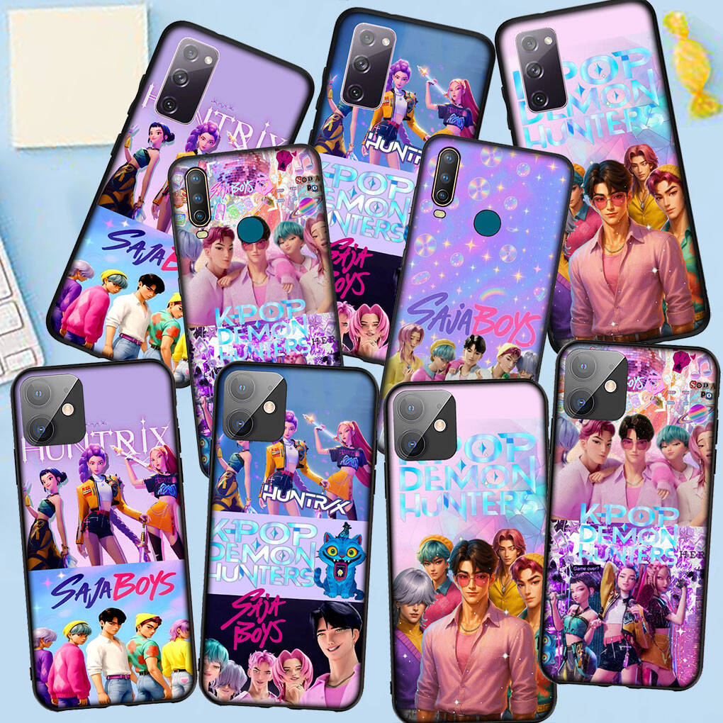Phone Case for iPhone 17 16 15 Plus X Huawei P30 P20 Lite Redmi Note 14 12 11 13 Pro Max OPPO A60 A80 A40 A18 Jinu Saja KPop Demons Boys Hunters Cover