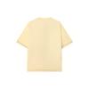 Fila Letter Logo Print Sports Loose Round Neck Short Sleeve T-Shirt Men Tops Refreshing-Yellow F11M133183F-YE