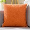Luxurious Pure Color Cotton Linen Throw Pillow Cover For Home Office Sofa Decor
