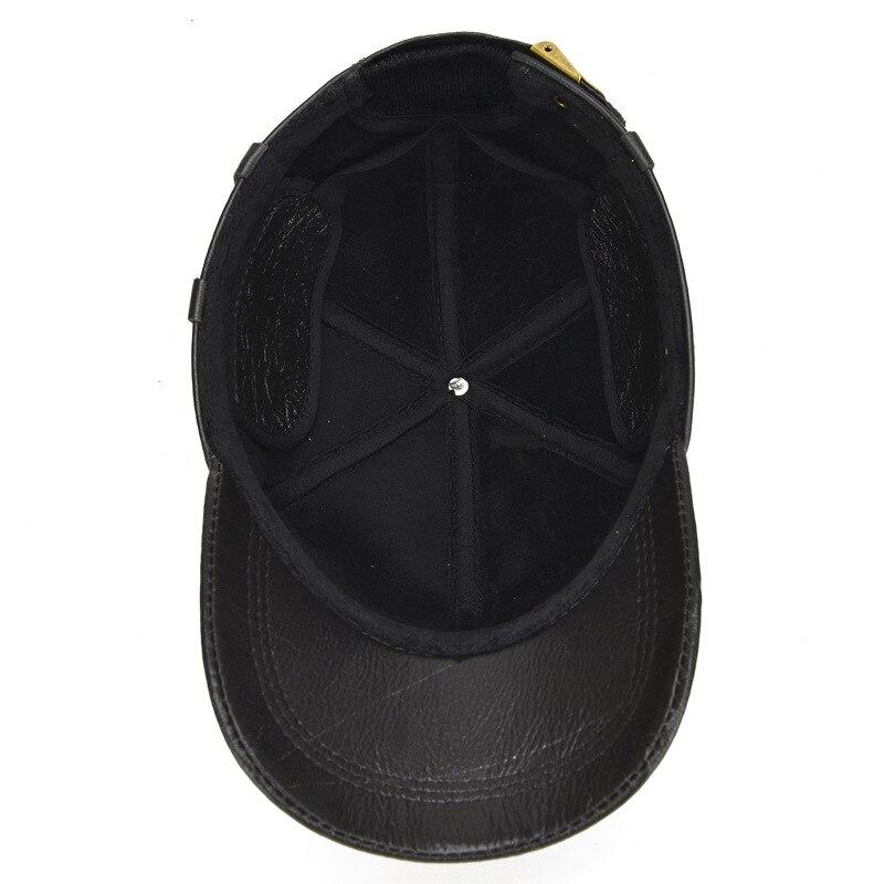 Northwood Бейсболки из натуральной кожи с наушниками Snapback, мужские зимние бейсболки, шапки