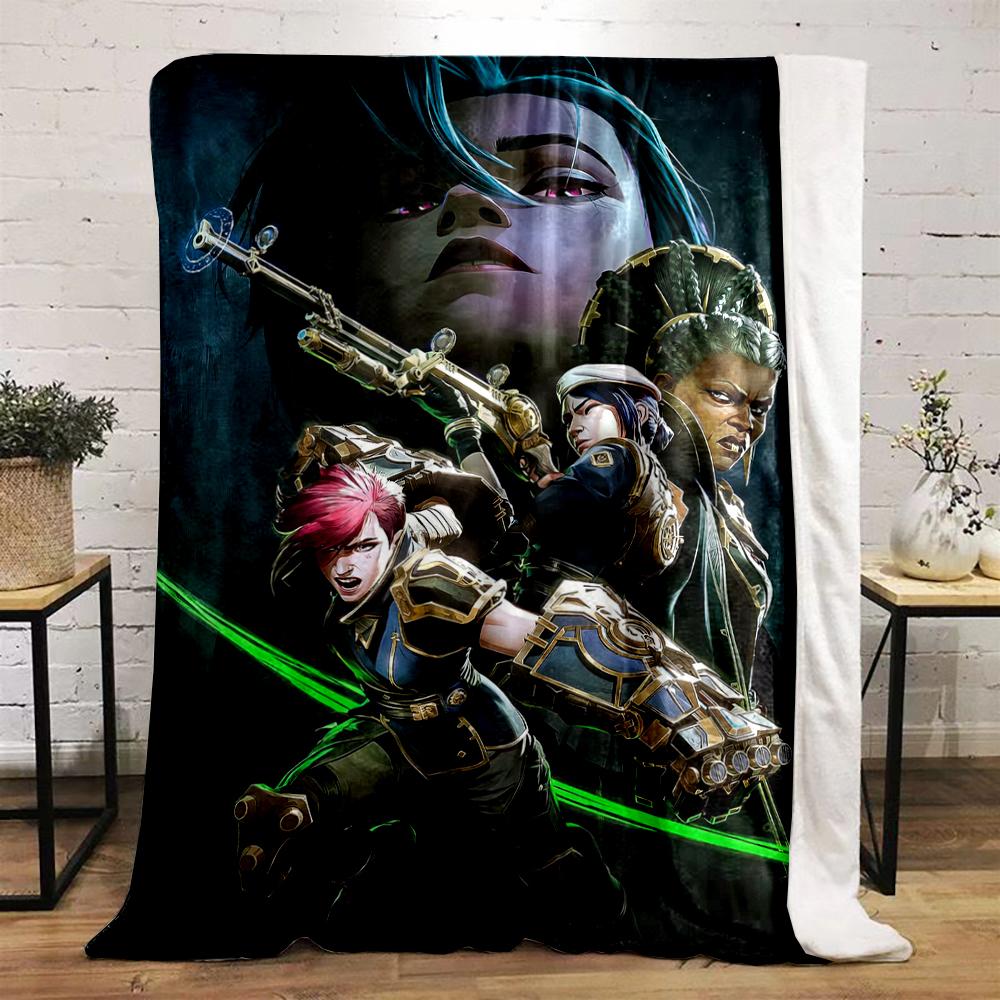 "Fantasy warriors and weapons themed Warm blanket" Flannel blanket for bedroom, living room, sofa, and nap sofas.