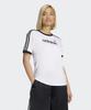 ADIDAS Linear T-Shirt - White:Black / Kc9012