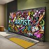 Graffiti Wall Art Cartoon Artist Canvas Painting Abstract Posters and Prints Anime Pictures for Living Room Home Decoration
