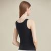 Bottoming Vest 3D Cup Shape Warm Comfortable Self-Heating Thermal Top Padded Seamless Autumn Winter Base Vest