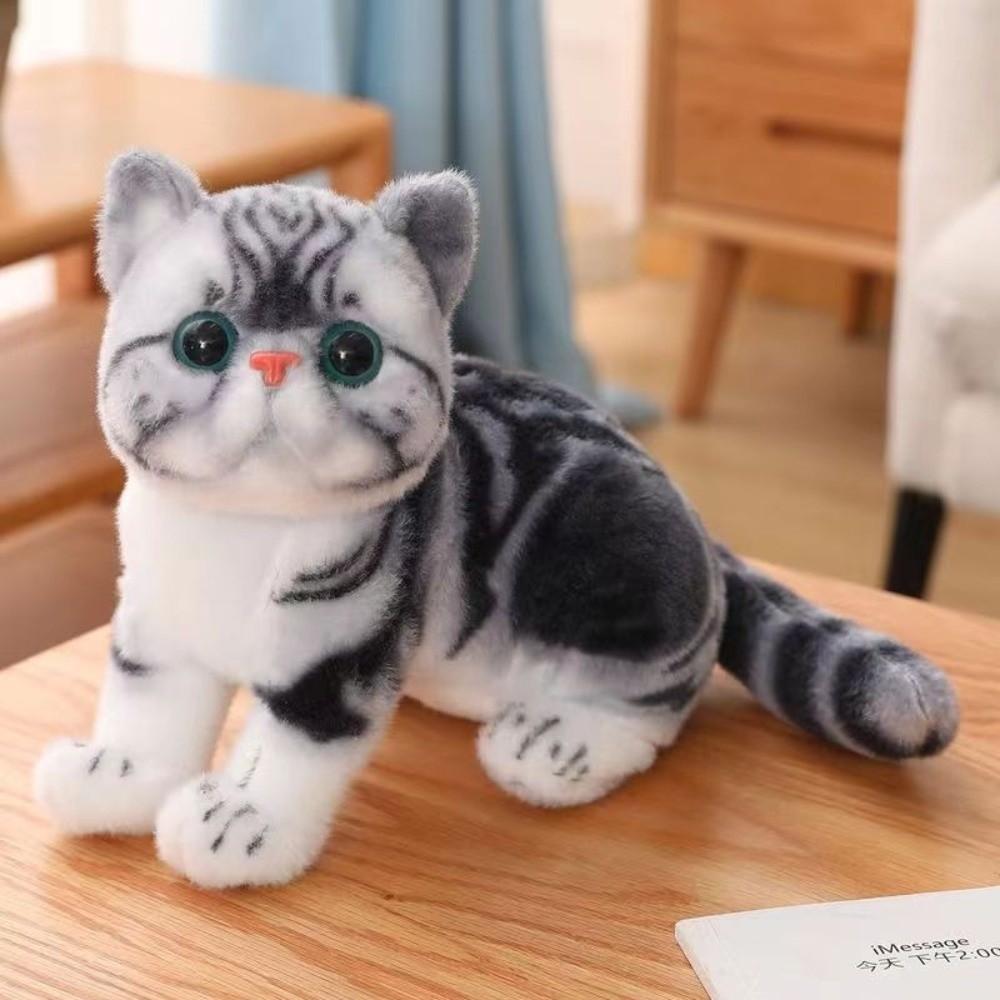 Мультяшная игрушка-кошка, мягкая кукла, плюшевая ветка с цветком, кукла-кошка, милая кукла-кошка, подарок для детей, День рождения