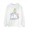 Mens Alice In Wonderland Sketch Flowers Sweatshirt