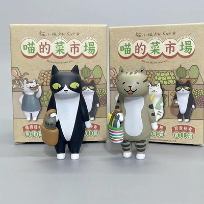Случайная кошка, слепая коробка, фигурка, игрушка, кошка, кукла, мяу, рынок, слепая сумка, фигурка, модель, игрушка, украшение, детский подарок