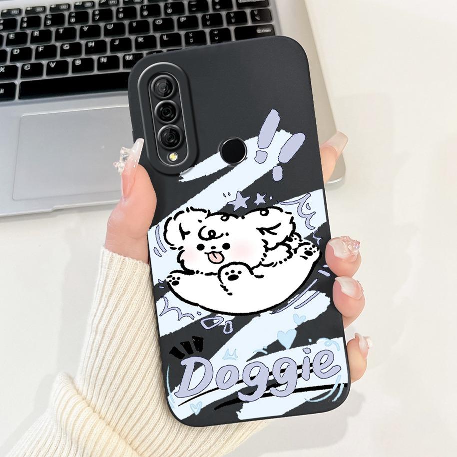 Чехол для Huawei P30 Lite MAR-LX1A Чехол Милый Мультяшный Защита Камеры Мягкий Чехол для Телефона Для Huawei P30Lite Nova 4e Honor 20S Capa