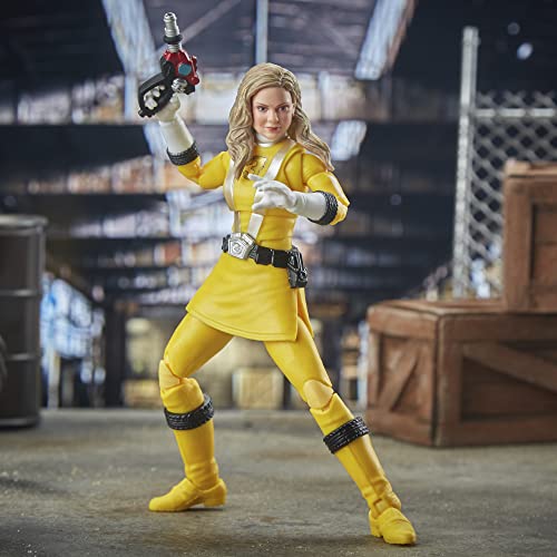 Power Rangers Lightning Collection RPM Желтый Рейнджер 6-дюймовая Премиальная Коллекционная Фигурка Игрушка с Аксессуарами, Возраст 4+