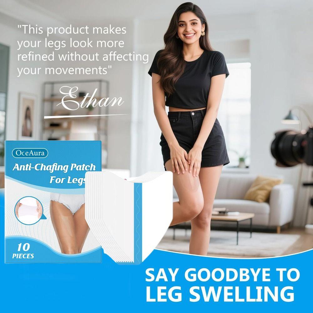 10pcs/box Invisible Leg Patch Waterproof Instant Lift Patch New Thigh Lift Tape  for Legs