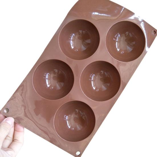 Форма для торта из пищевого силикона, легко извлекаемая из формы, полусферическая форма для шоколада