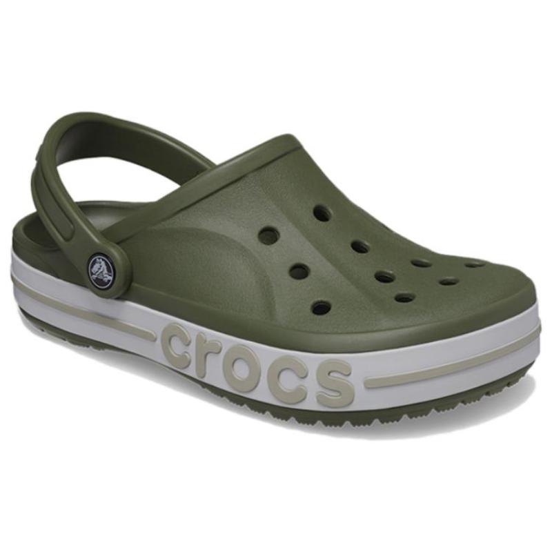 Crocs Bayaband EVA Удобные Нескользящие Сабо Унисекс Зеленые