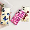 Case For Realme Note 70T RMX5313 transparent Butterfly Painting Soft Back Cases For Realme Note70 Narzo 80 Lite 4G Clear Capa