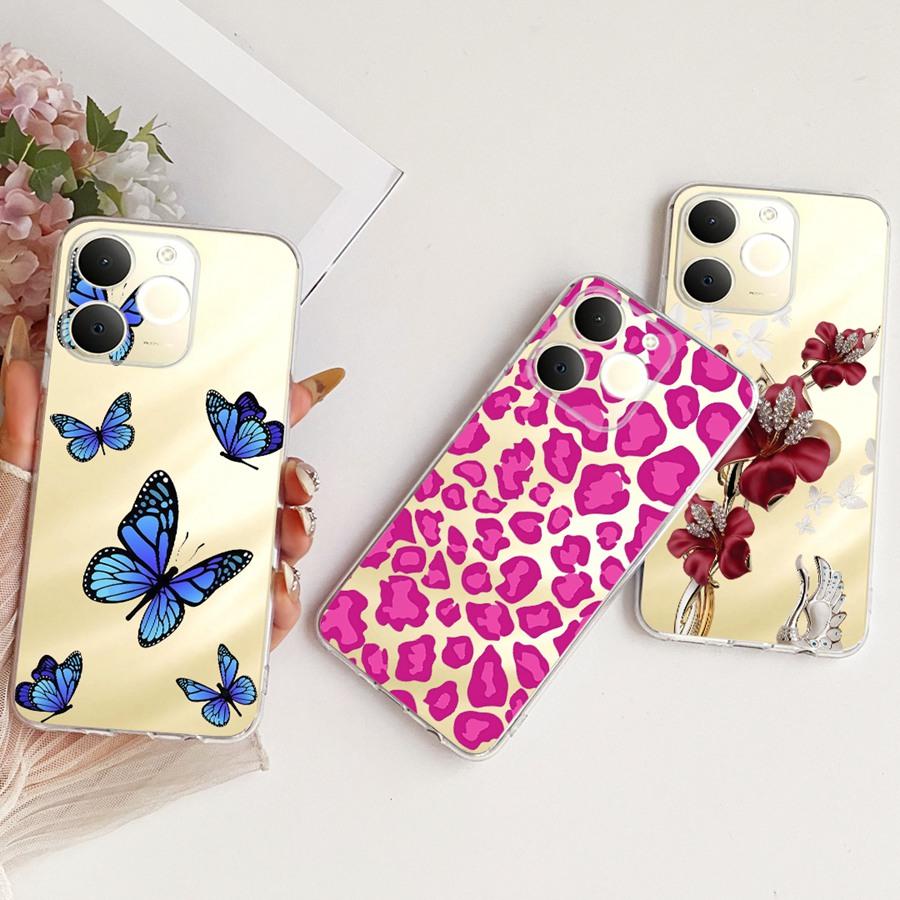 Case For Realme Note 70T RMX5313 transparent Butterfly Painting Soft Back Cases For Realme Note70 Narzo 80 Lite 4G Clear Capa