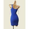Stylish Sexy One Shoulder Bodycon Dress Fashion Style Accessible Luxury Square Collar Collarbone Beauty Knitting Sexy Accessible Luxury Dress