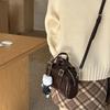 Сумка на плечо Ретро Сумка ручная PU Кожа Boston Bag Элегантная PU Сумка-боулинг Девочки/Женская