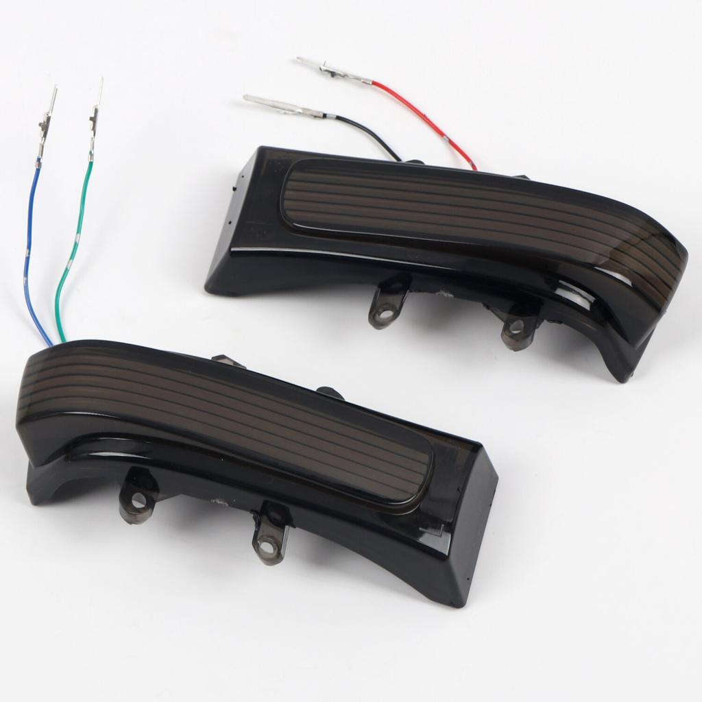 For Sienna Highlander RAV4 Previa Estima Alphard Vellfire Noah R70 XA30 4Runner Tacoma 2x LED Dynamic Turn Signal Indicator Lights