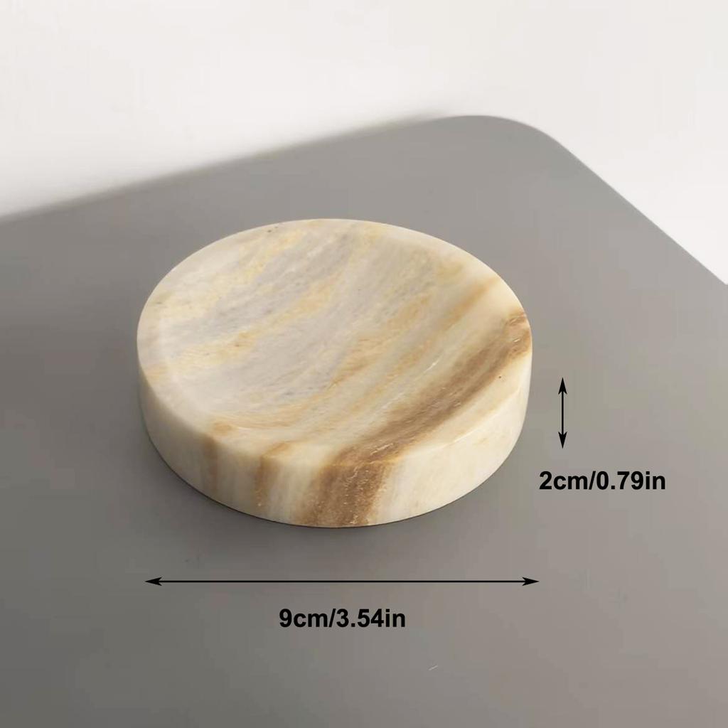 Telazzo Luxury Marble Eco-Friendly Easy Clean Modern Rectangle Soap Holder Dish Soap Plates Jewelry Display Tray Bathroom Sets
