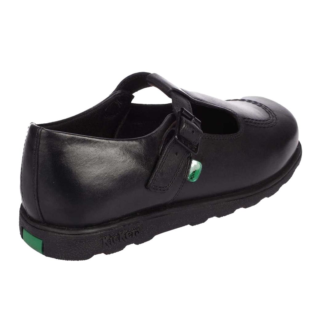 Kickers Womens/Ladies Fragma Leather T Buckle Work Shoes