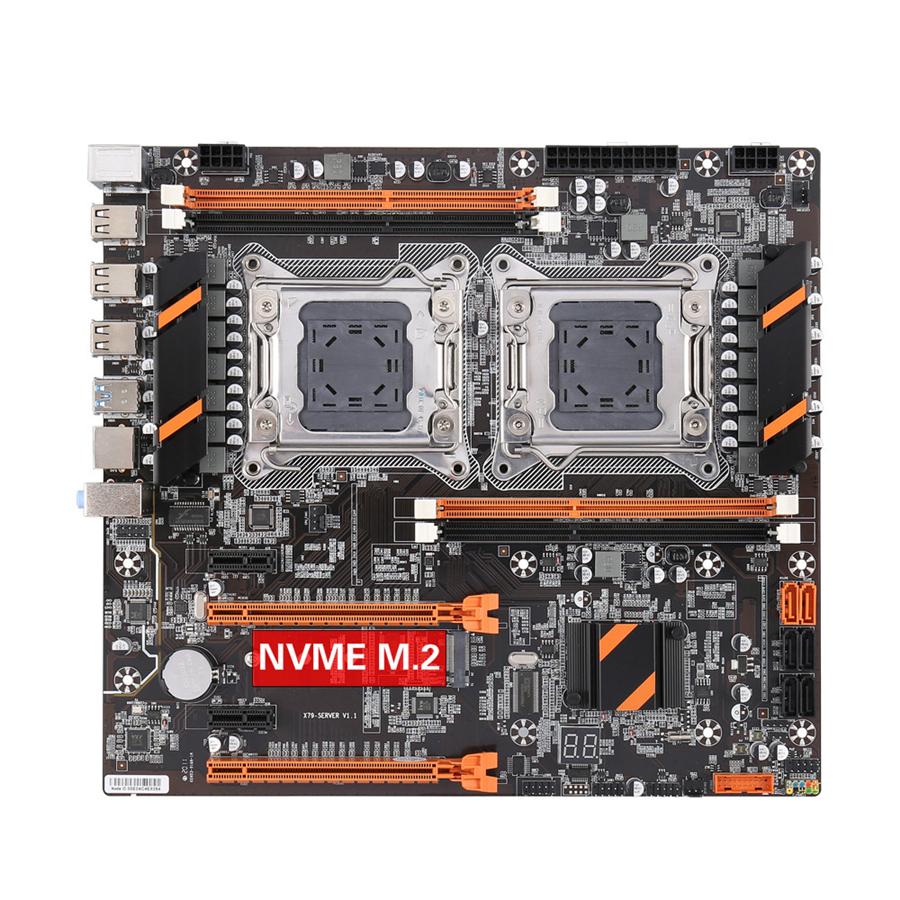 Материнская плата X79 для двух процессоров LGA 2011 4 * DDR3 REG ECC USB3.0 Sta3 PCI-E 3.0 С Pr