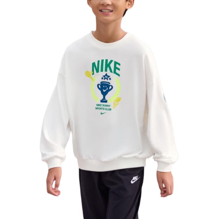 Nike Детские свитшоты с круглым вырезом умеренные HM4645-133