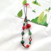 1шт брелок с бусинами акриловые аксессуары милый подарок мужчина анти-потеряшка кулон девушка рождественская цепочка для телефона ювелирные изделия