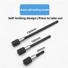 3pcs1/4 Inch Hex Shank Quick Release Screwdriver Bit Holder Extension Bar Magnetic Bit Holder Extension 60mm 100mm 150mm