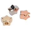 50pcs 3 Colors Star Shaped Beads Small Hole Star Spacer Beads Jewelry Making Beads  DIY Jewelry