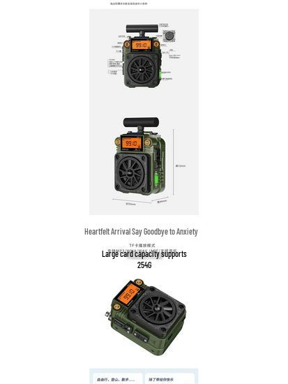 777 Full Band Mini Radio Fidget Spinner Speaker