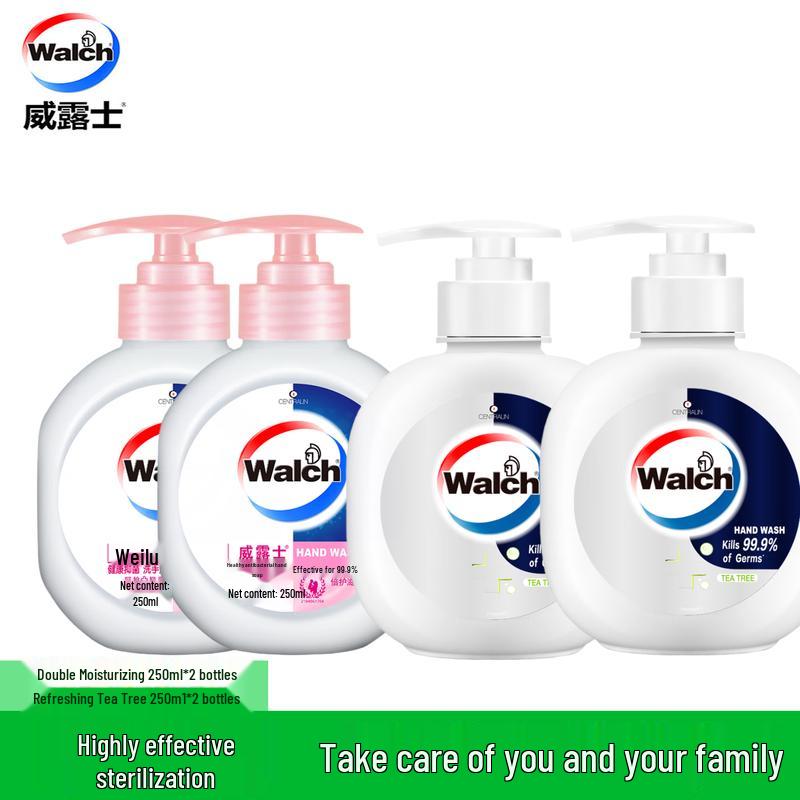 Walch Foaming Antibacterial Hand Wash 4-Pack